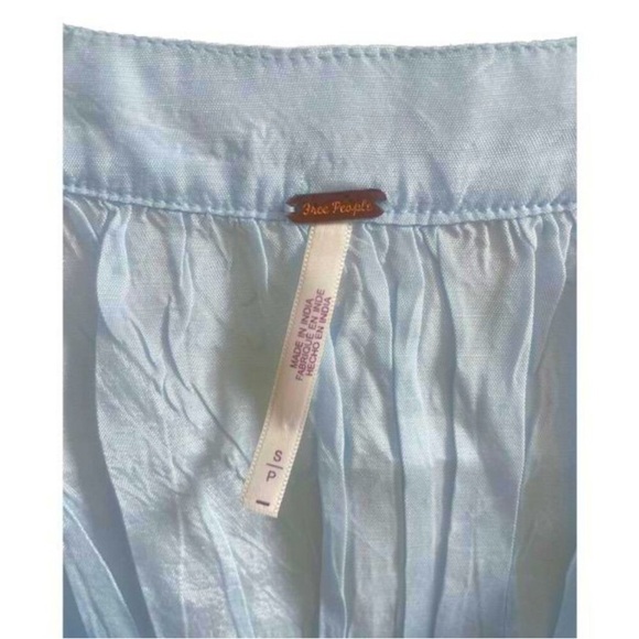 Free People Sahara Crop Top Blue Floral - Picture 5 of 8